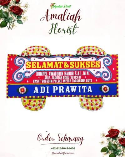 Karangan Bunga Ucapan Selamat di Cilowong